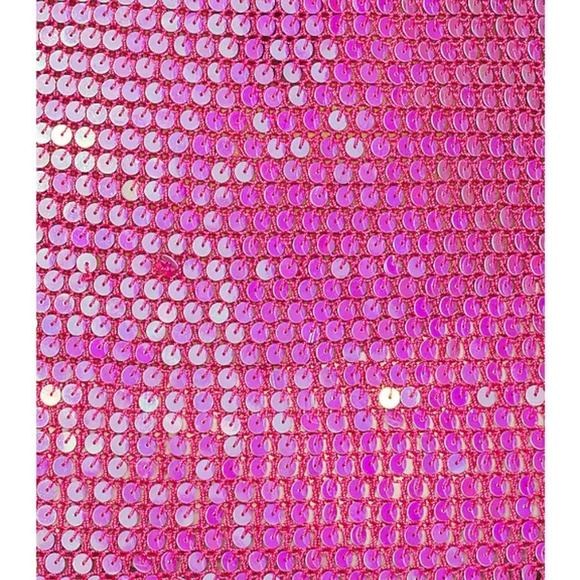 Retrofete Tara Crochet Dress in Iridescent Pink - Picture 4 of 4